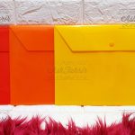 پاکت دکمه دار شفاف A4 پاپکو papco