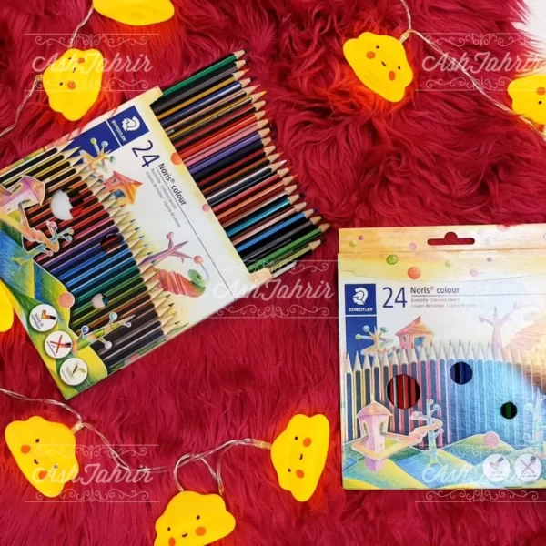 مداد رنگی 24 رنگ استدلر مدل نوریس Staedtler Noris Color 185CD24