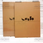 دفتر طراحی A3 طرح پرندگان