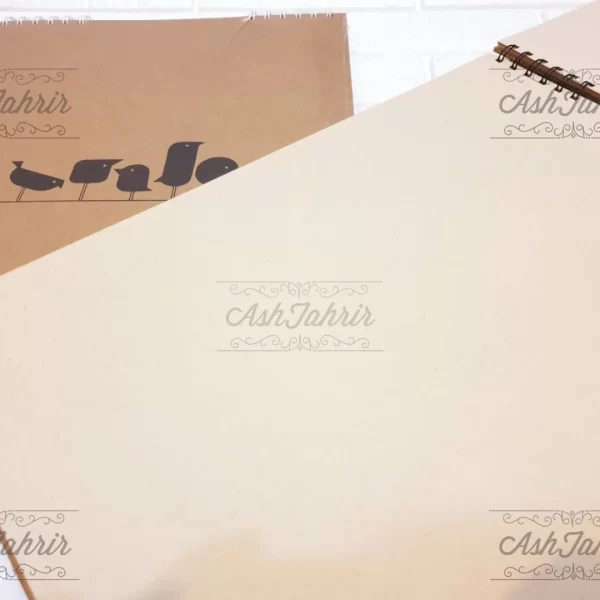 دفتر طراحی A3 طرح پرندگان