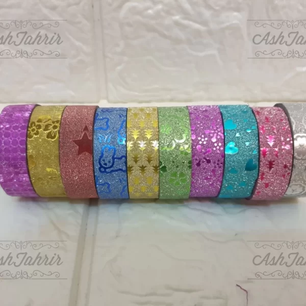 چسب واشی اکلیلی طرح دار