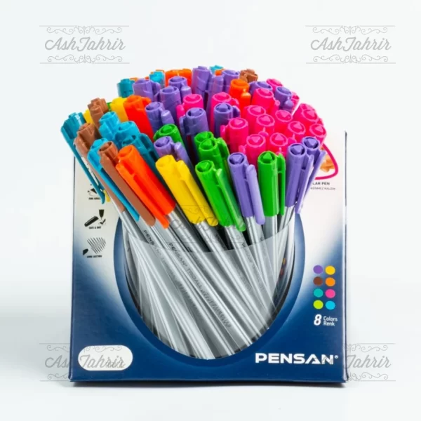 خودکار رنگی پنسان مدل تریبال Pensan Triball