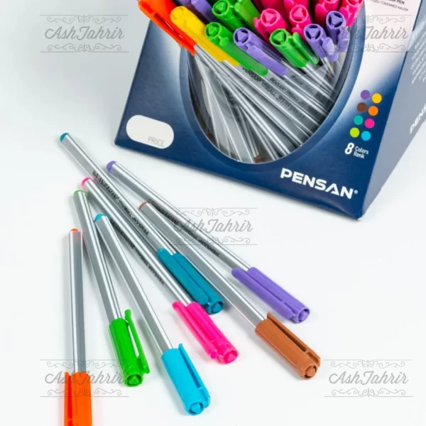 خودکار رنگی پنسان مدل تریبال Pensan Triball