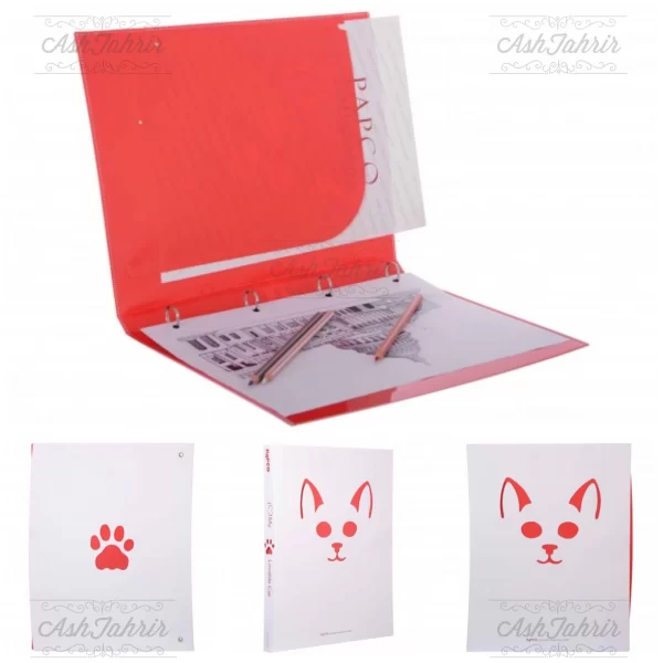 کلاسور فانتزی گربه ای پاپکو کد Papco A4 – CL66S