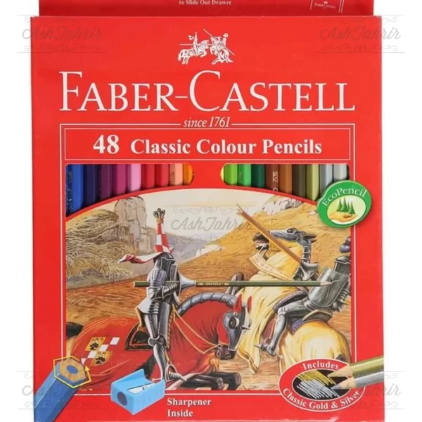 مداد رنگی 48 رنگ کلاسیک فابرکاستل Faber-Castell