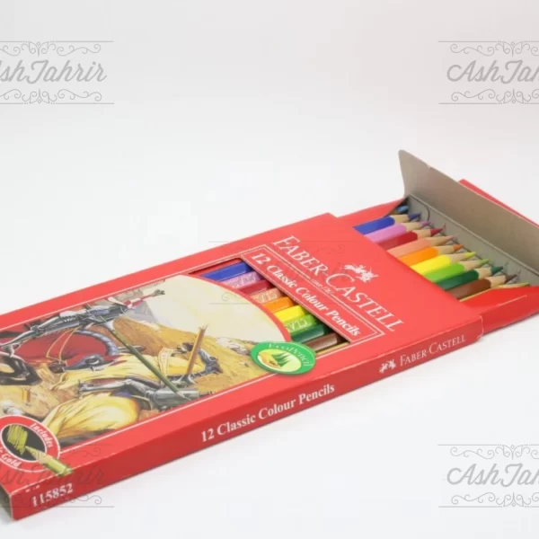 مداد رنگی 12 رنگ کلاسیک فابرکاستل Faber-Castell