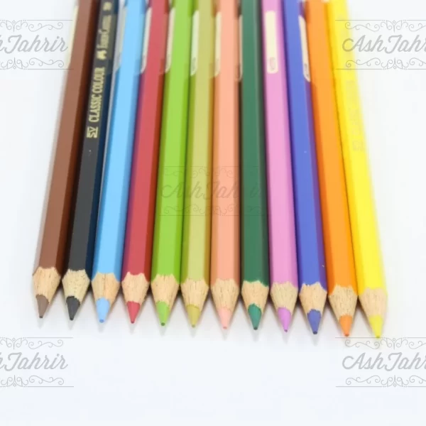 مداد رنگی 12 رنگ کلاسیک فابرکاستل Faber-Castell