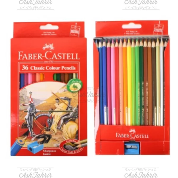 مداد رنگی 36 رنگ کلاسیک فابرکاستل Faber-Castell