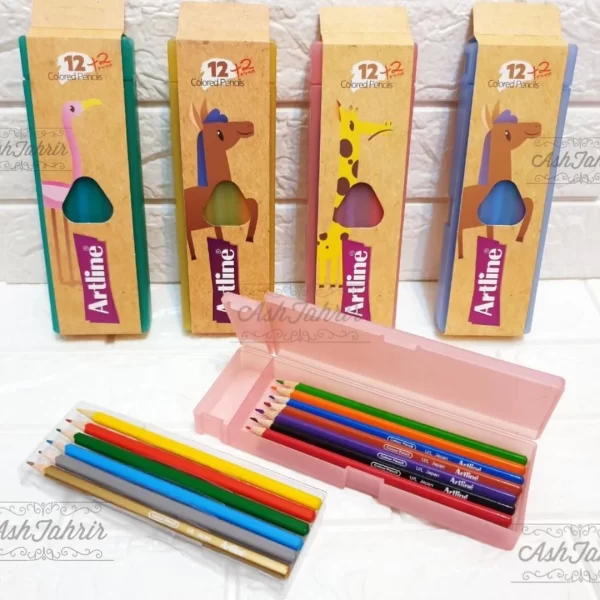 مداد رنگی 2+12 رنگ آرتلاین Artline