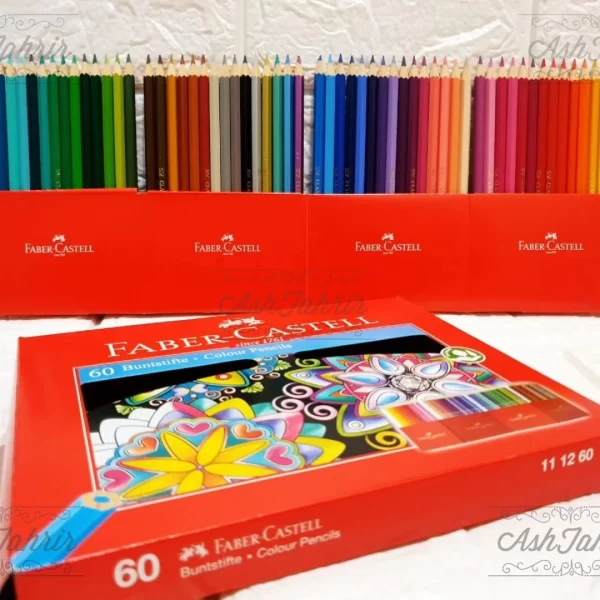 مداد رنگی 60 رنگ کلاسیک فابرکاستل Faber-Castell