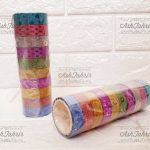 چسب واشی اکلیلی طرح دار