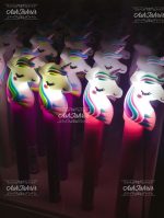 خودکار ژله ای یونیکورن چراغ دار - تصویر 4