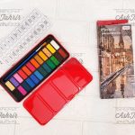 آبرنگ 24 رنگ جعبه فلزی پییرسز Piersez