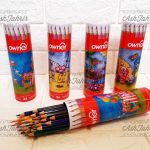 مداد رنگی 36 رنگ استوانه ای فلزی اونر Owner