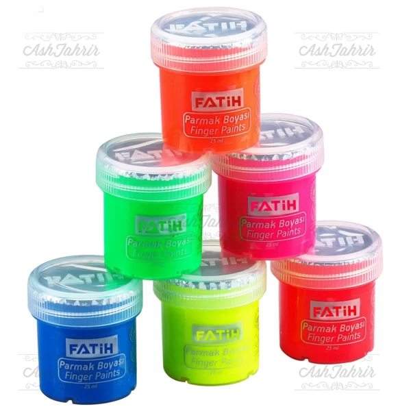 رنگ انگشتی 6 رنگ نئونی فاتح مدل Fatih Neon