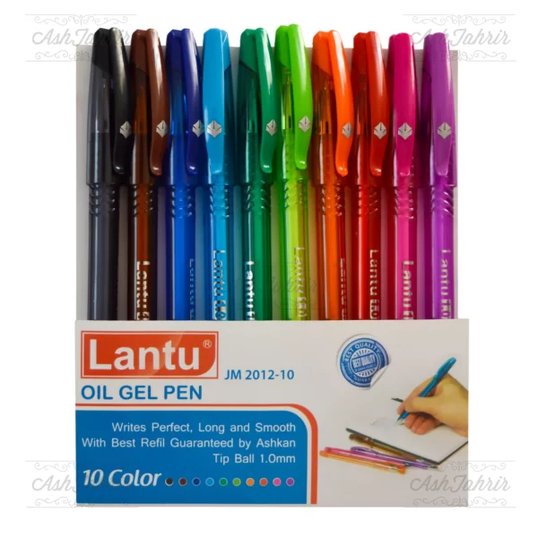 خودکار 10 رنگ ژله ای لانتو Lantu Oil Gel Pen