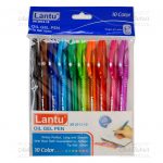 خودکار 10 رنگ ژله ای لانتو Lantu Oil Gel Pen