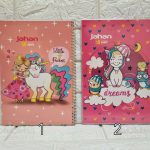 دفتر سیمی طرح تک شاخ جهان Jahan