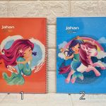 دفتر سیمی طرح پری دریایی جهان Jahan