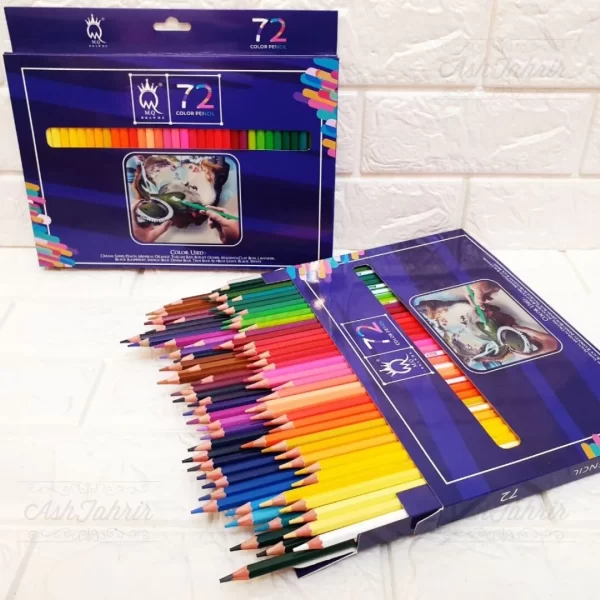 مداد رنگی 72 رنگ ام کیو MQ