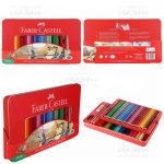 مداد رنگی 60 رنگ فلزی فابرکاستل Faber-Castell