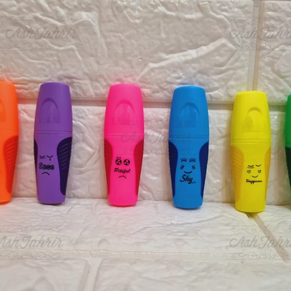 ماژیک هایلایت مینی طرح ایموجی اسکول فنس School fans