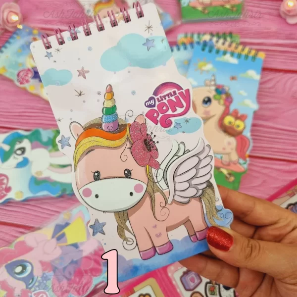 دفتر یادداشت سیمی پونی Pony