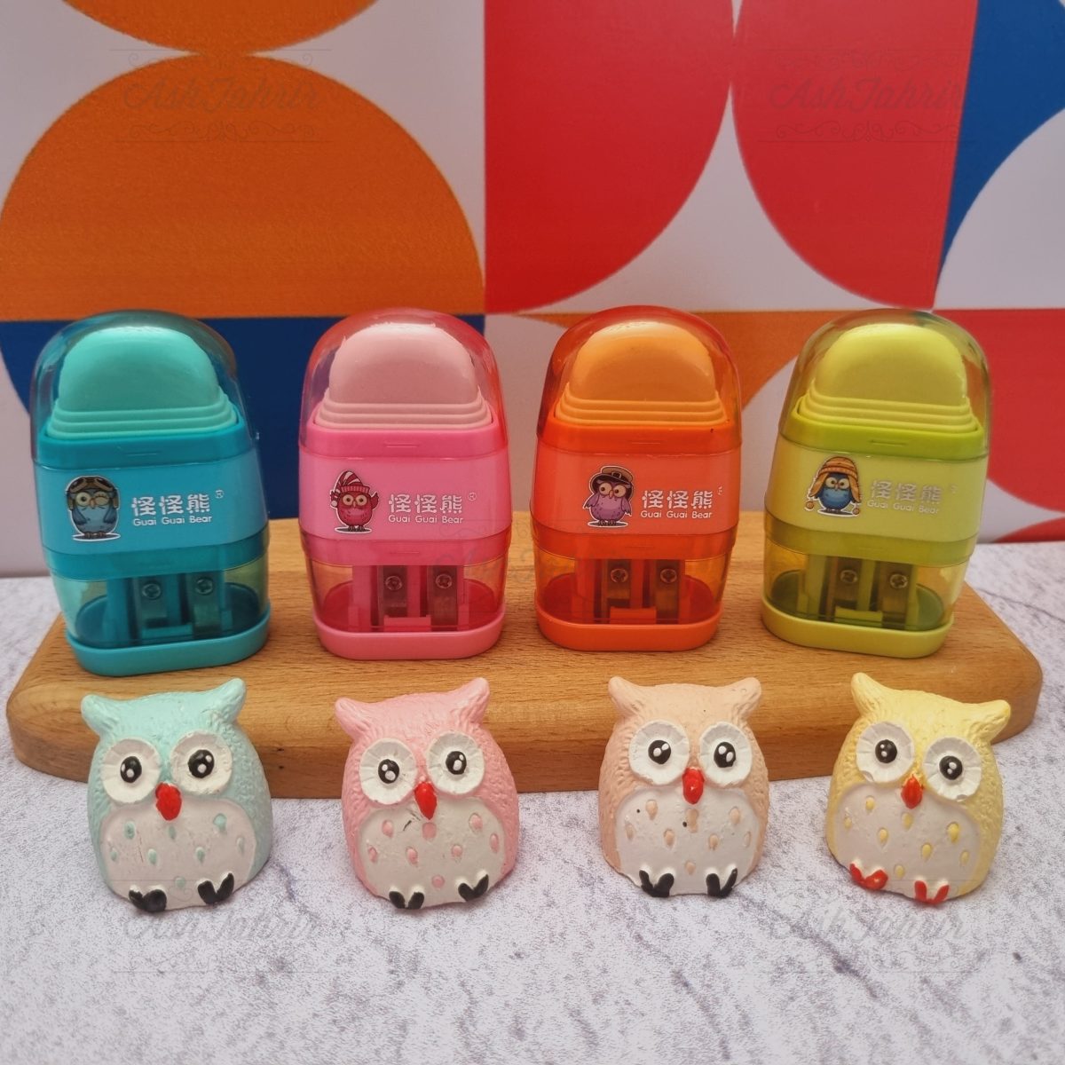 تراش پاک کن دار Guai Guai Bear - تصویر 1