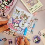 ست دفترچه و خودکار مینی فانتزی طرح کرومی Kuromi - تصویر 3