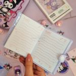 ست دفترچه و خودکار مینی فانتزی طرح کرومی Kuromi - تصویر 5