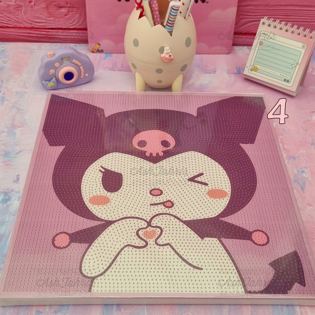 نقاشی الماسی کرومی و ملودی Kuromi & My Melody - تصویر 4