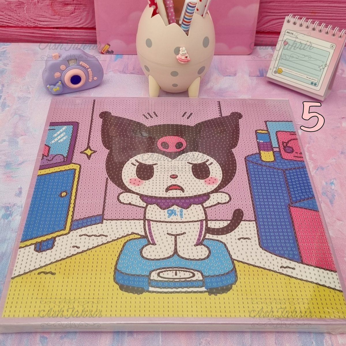 نقاشی الماسی کرومی و ملودی Kuromi & My Melody - تصویر 5