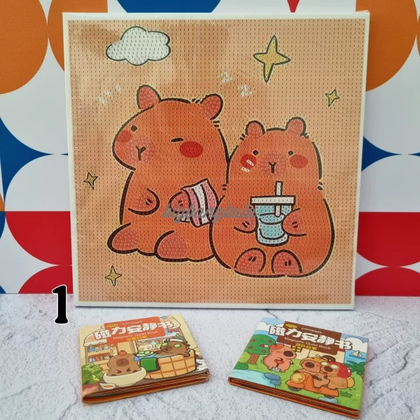 نقاشی الماسی کاپی بارا Capybara