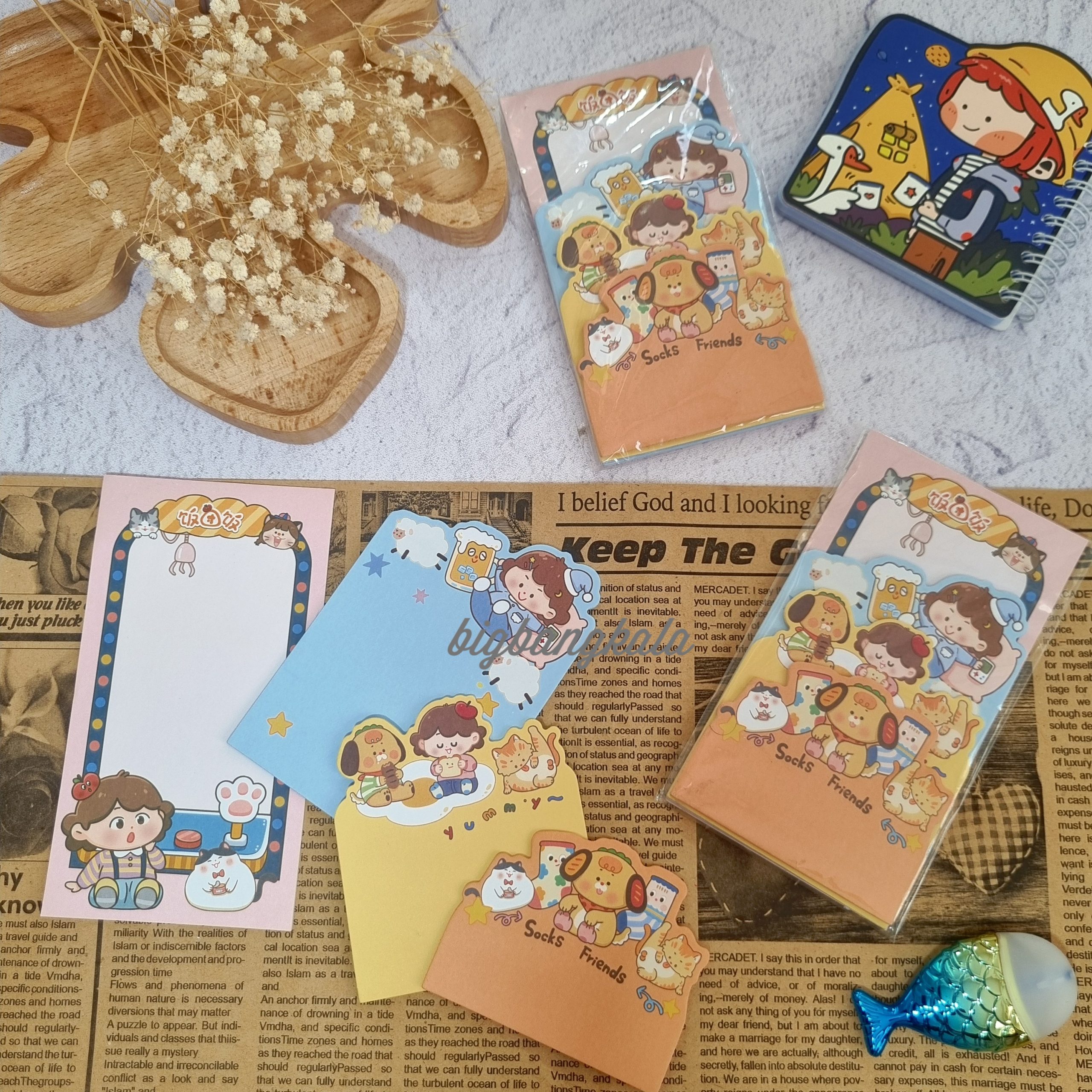 Picsart_25-11-16_20-13-05-076 استیک نوت چهارتایی فانتزی - تصویر 1