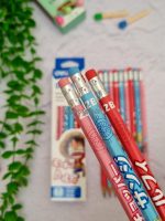 مداد سیاه پاکن دار دلی طرح وان پیس Deli One Piece - تصویر 3