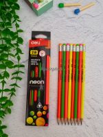 مداد سیاه پاکن دار دلی نئونی Deli Neon