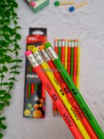 مداد سیاه پاکن دار دلی نئونی Deli Neon - تصویر 3